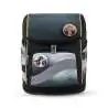 BELMIL Schulranzen SMARTY PLUS Set 5tlg -Black Grey Front