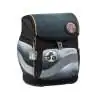 BELMIL Schulranzen SMARTY PLUS Set 5tlg -Black Grey seitliche Front