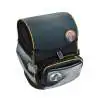 BELMIL Schulranzen SMARTY PLUS Set 5tlg -Black Grey Brotdosenfach