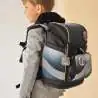 BELMIL Schulranzen SMARTY PLUS Set 5tlg -Black Grey Kind mit Schulranzen