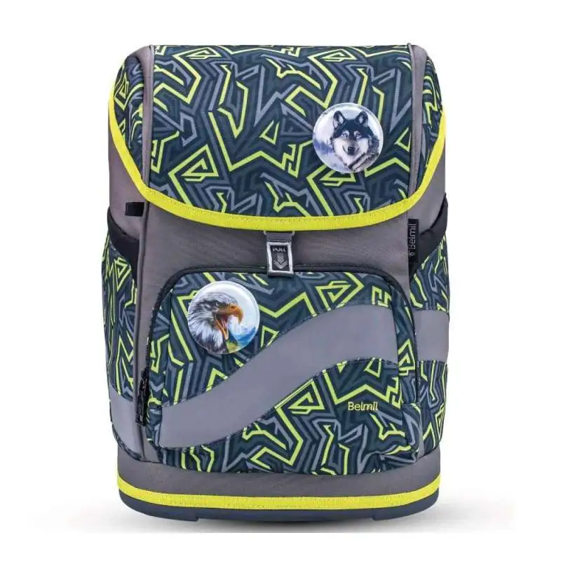BELMIL Schulranzen SMARTY PLUS Set 5tlg - Iguana Front