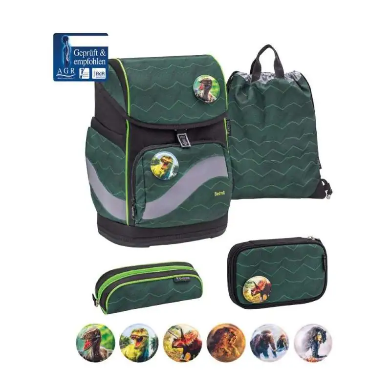 BELMIL Schulranzen SMARTY PLUS Set 5tlg -Twist of Lime