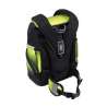 BELMIL Schulranzen SMARTY PLUS Set 5tlg - Black Green Rückansicht mit Tragegurten oben