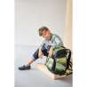 BELMIL Schulranzen SMARTY PLUS Set 5tlg - Black Green Kind mit Schulranzen