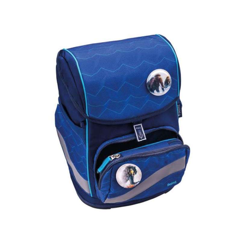 BELMIL Schulranzen SMARTY PLUS Set 5tlg - Estate Blue Brotdosenfach