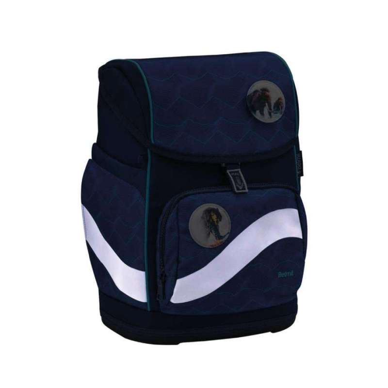 BELMIL Schulranzen SMARTY PLUS Set 5tlg - Estate Blue reflektierend