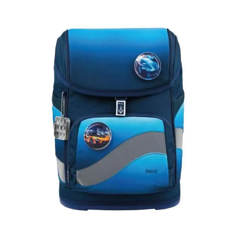 BELMIL Schulranzen SMARTY PLUS Set 5tlg - Navy Blue Front