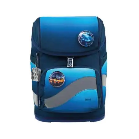 BELMIL Schulranzen SMARTY PLUS Set 5tlg - Navy Blue Front