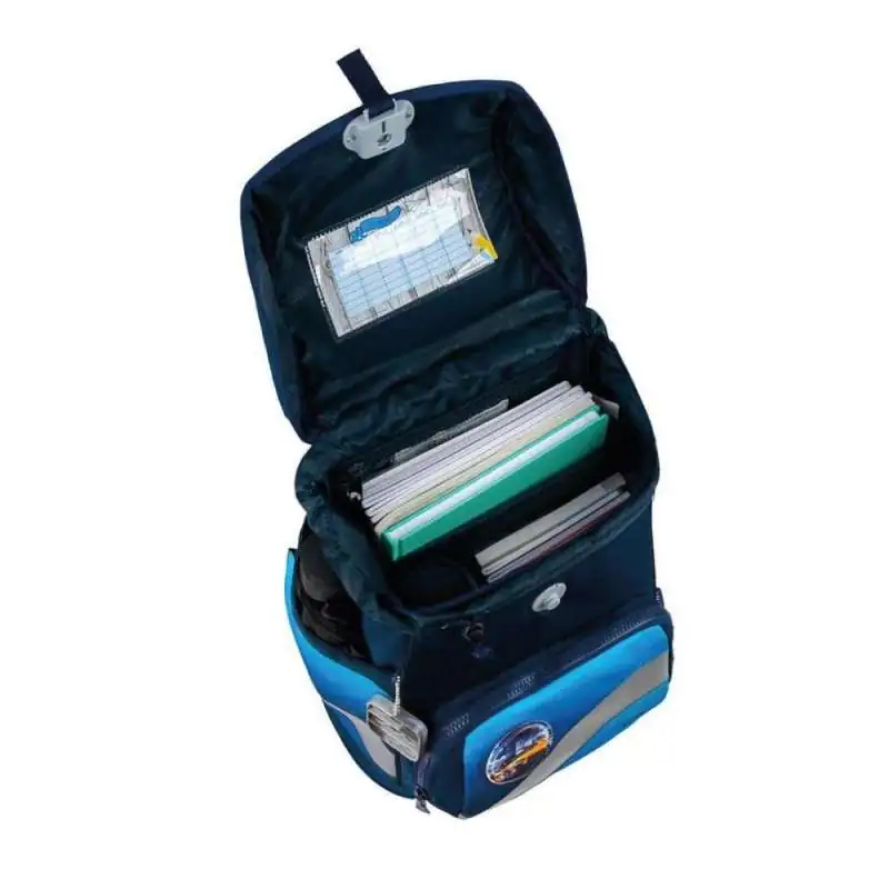 BELMIL Schulranzen SMARTY PLUS Set 5tlg - Navy Blue offen