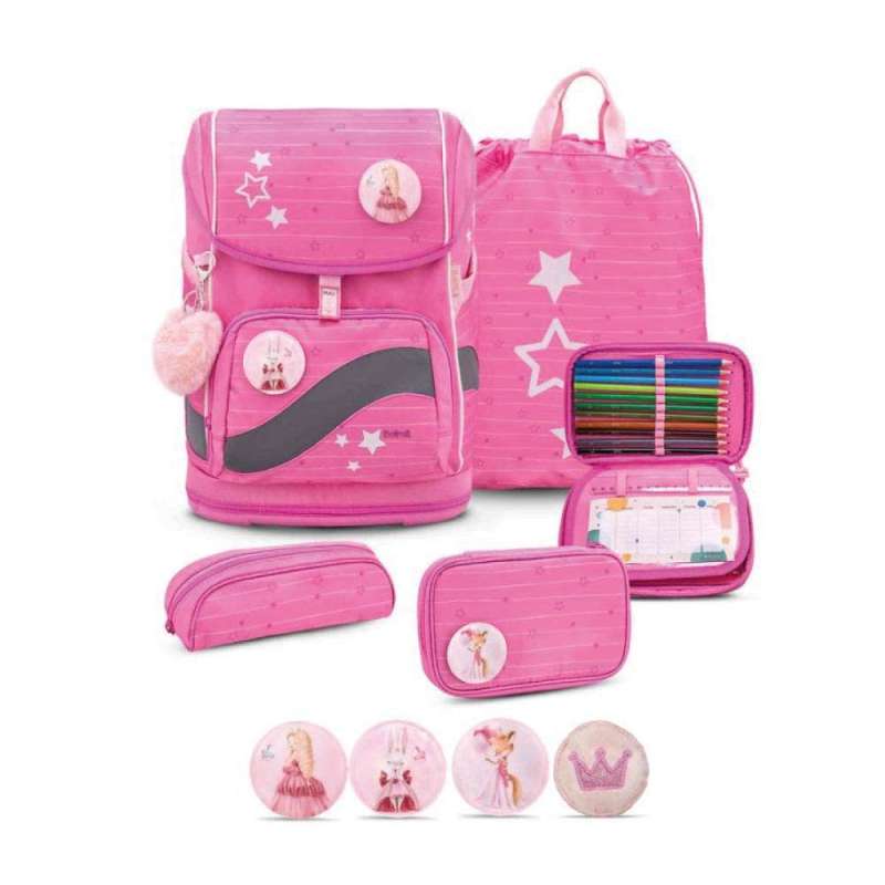 BELMIL Schulranzen SMARTY PLUS Set 5 tlg - Candy
