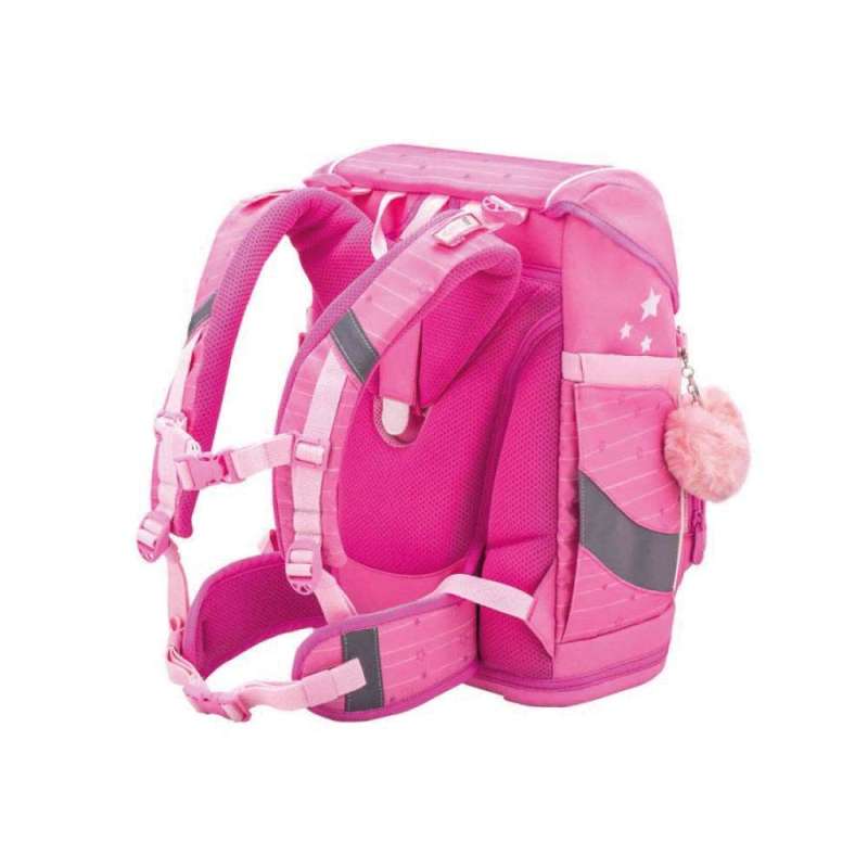 BELMIL Schulranzen SMARTY PLUS Set 5 tlg - Candy seitliche Rückansicht