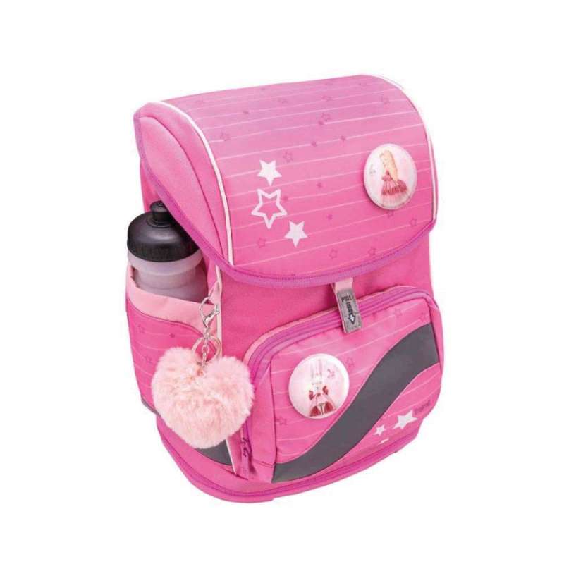 BELMIL Schulranzen SMARTY PLUS Set 5 tlg - Candy mit Trinkflasche