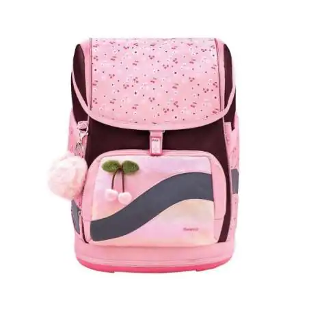 BELMIL Schulranzen SMARTY PLUS Set 5 tlg - Cherry Blossom Front