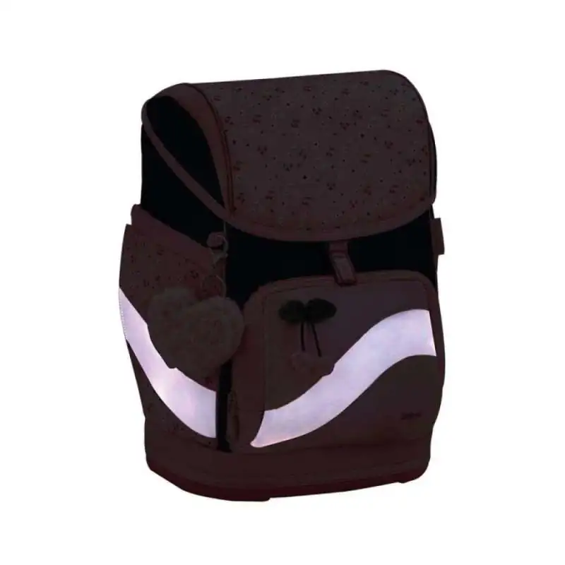BELMIL Schulranzen SMARTY PLUS Set 5 tlg - Cherry Blossom reflektierend