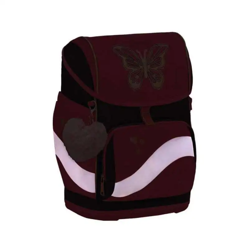BELMIL Schulranzen SMARTY PLUS Set 5 tlg - Coral reflektierend