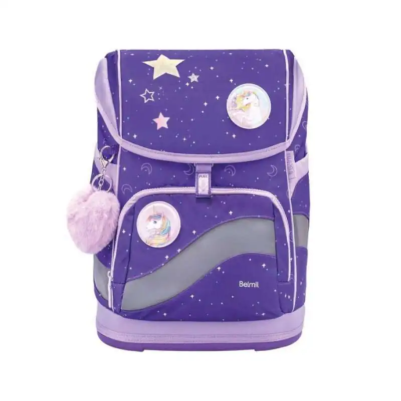 BELMIL Schulranzen SMARTY PLUS Set 5 tlg - Dahlia Front