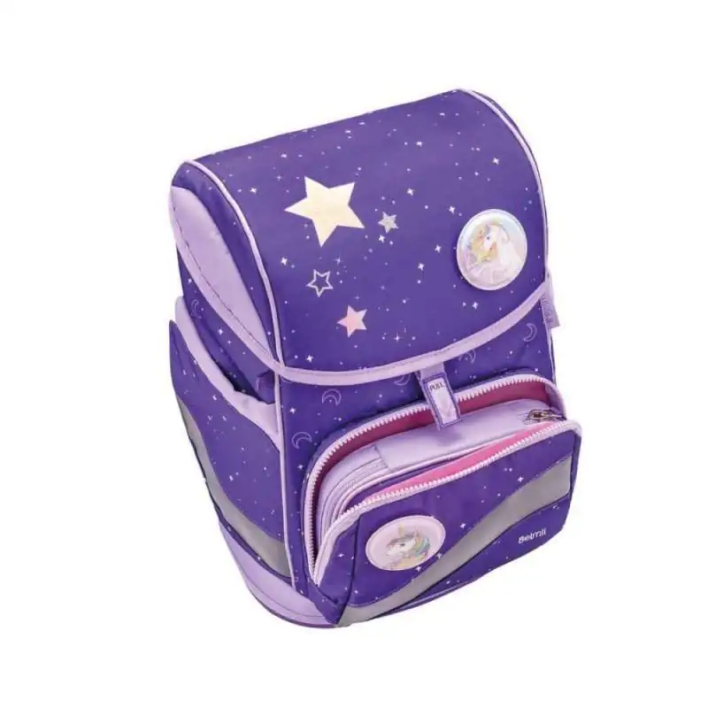 BELMIL Schulranzen SMARTY PLUS Set 5 tlg - Dahlia Brotdosenfach