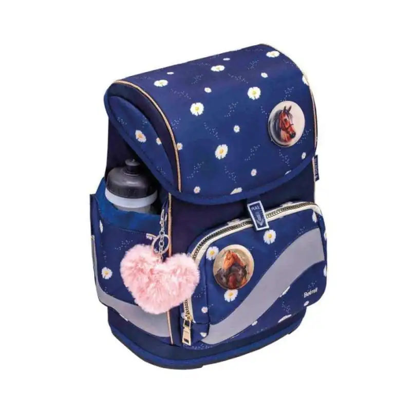 BELMIL Schulranzen SMARTY PLUS Set 5 tlg - Daisy mit Trinkflasche