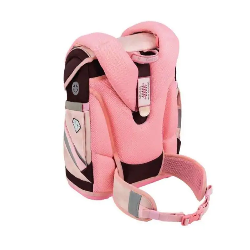 BELMIL Schulranzen SMARTY PLUS Set 5 tlg - Glam Rückansicht mit Tragegurt oben