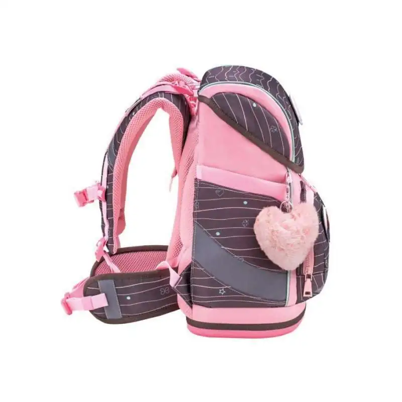 BELMIL Schulranzen SMARTY PLUS Set 5 tlg - Mint seitlich