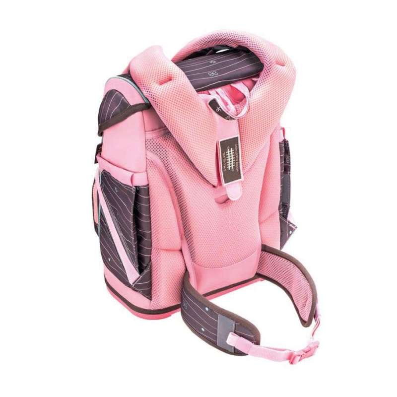 BELMIL Schulranzen SMARTY PLUS Set 5 tlg - Mint Rückansicht mit Tragegurt oben