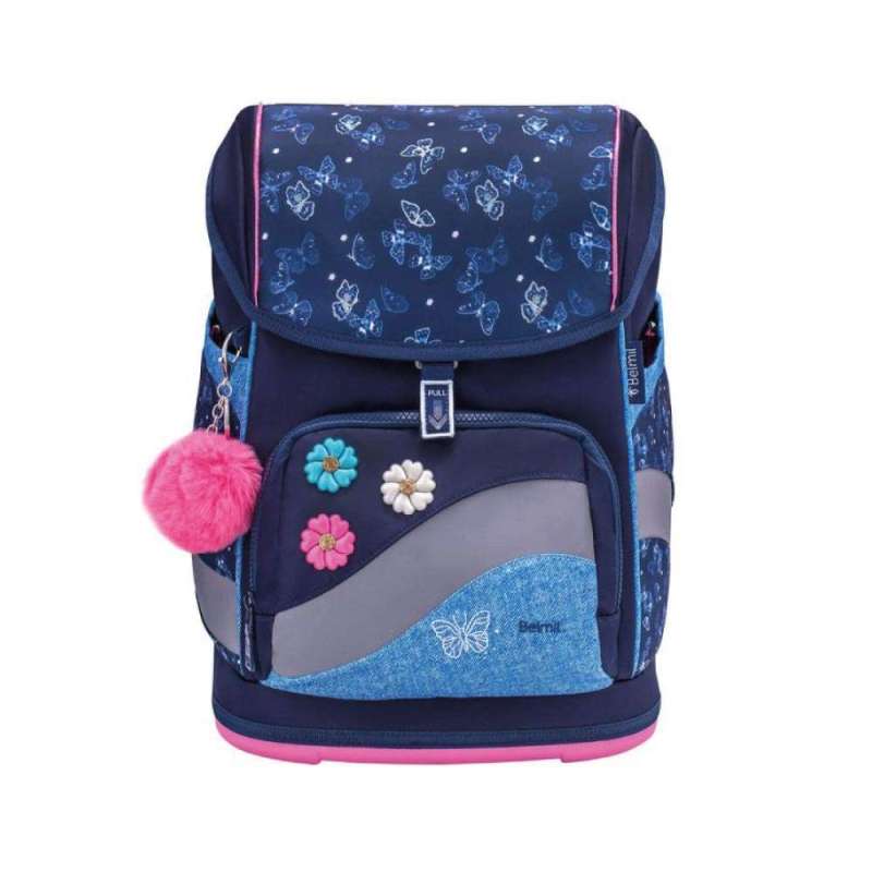 BELMIL Schulranzen SMARTY PLUS Set 5 tlg - Sapphire Front