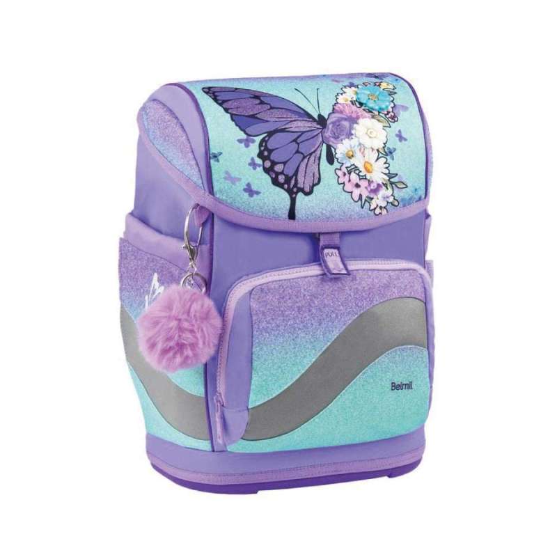 BELMIL Schulranzen SMARTY PLUS Set 5 tlg - Serenity Front