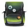 BELMIL Schulranzen COMPACT PLUS Set 5 tlg - Black Green Front