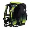 BELMIL Schulranzen COMPACT PLUS Set 5 tlg -Black Green seitliche Rückansicht