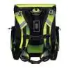 BELMIL Schulranzen COMPACT PLUS Set 5 tlg -Black Green Rückansicht
