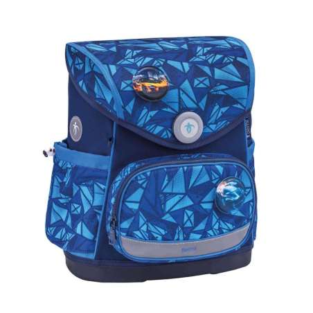 BELMIL Schulranzen COMPACT PLUS Set 5 tlg - Glacier Blue Front