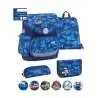 BELMIL Schulranzen COMPACT PLUS Set 5 tlg - Glacier Blue