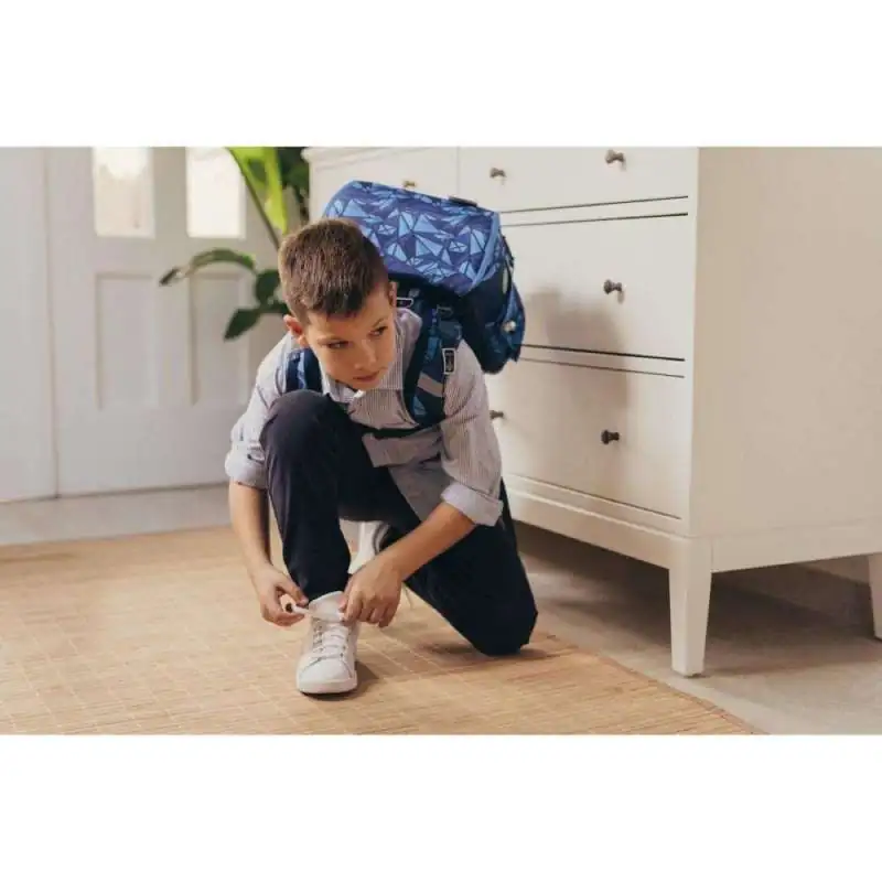 BELMIL Schulranzen COMPACT PLUS Set 5 tlg - Glacier Blue Kind mit Schulranzen