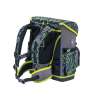 BELMIL Schulranzen COMPACT PLUS Set 5 tlg - Iguana seitliche Rückansicht