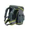 BELMIL Schulranzen COMPACT PLUS Set 5 tlg - Iguana seitliche Rückansicht