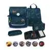 BELMIL Schulranzen COMPACT PLUS Set 5 tlg - Orion Blue