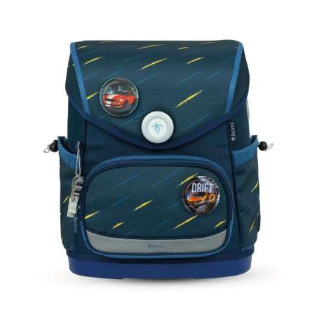 BELMIL Schulranzen COMPACT PLUS Set 5 tlg - Orion Blue Front