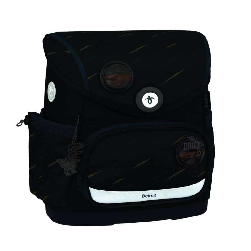 BELMIL Schulranzen COMPACT PLUS Set 5 tlg - Orion Blue reflektierend
