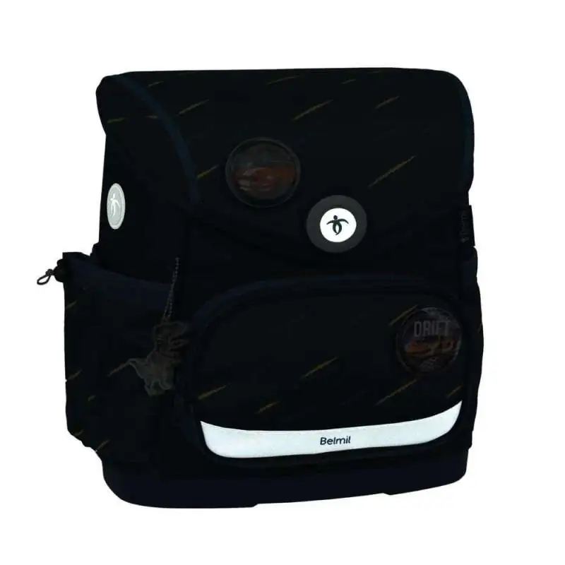 BELMIL Schulranzen COMPACT PLUS Set 5 tlg - Orion Blue reflektierend