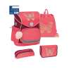 BELMIL Schulranzen COMPACT PLUS Set 5 tlg - Coral