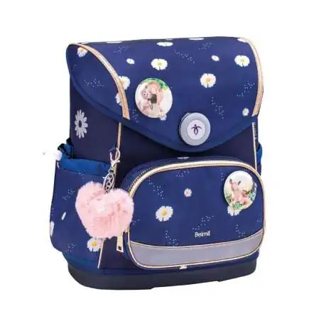 BELMIL Schulranzen COMPACT PLUS Set 5 tlg - Daisy Front