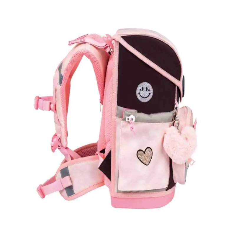 BELMIL Schulranzen COMPACT PLUS Set 5 tlg - Glam seitlich