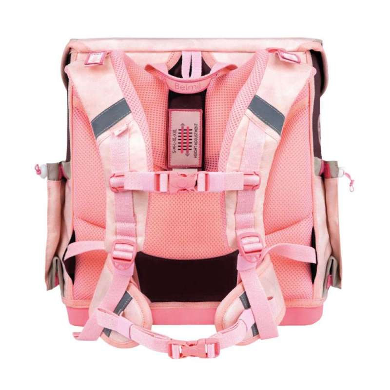 BELMIL Schulranzen COMPACT PLUS Set 5 tlg - Glam Rückansicht