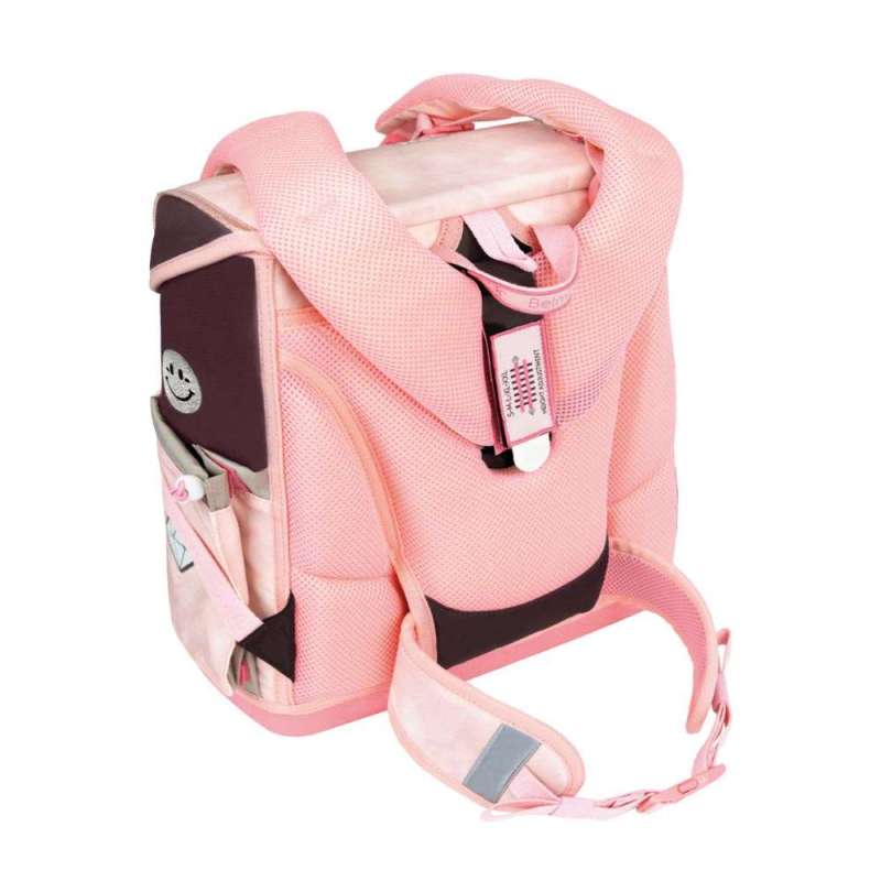 BELMIL Schulranzen COMPACT PLUS Set 5 tlg - Glam Rückansicht mit Tragegurt oben