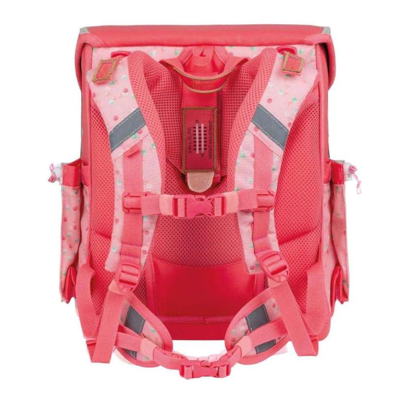 BELMIL Schulranzen COMPACT PLUS Set 5 tlg - Rose Quartz Rückansicht