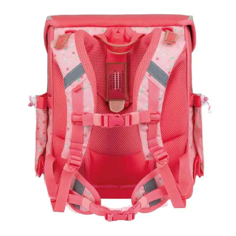BELMIL Schulranzen COMPACT PLUS Set 5 tlg - Rose Quartz Rückansicht