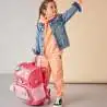 BELMIL Schulranzen COMPACT PLUS Set 5 tlg - Rose Quartz Kind mit Schulranzen