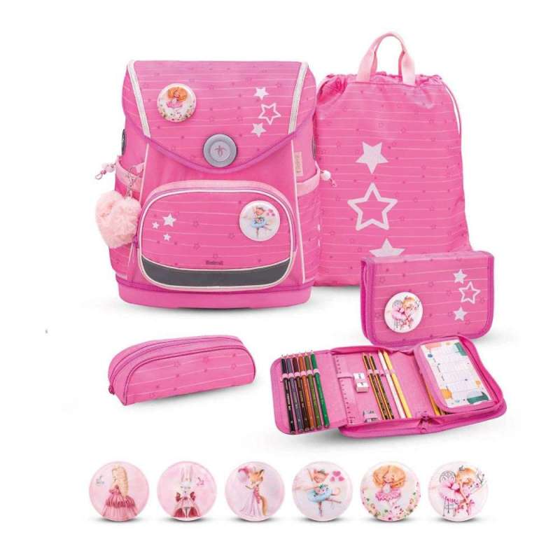 BELMIL Schulranzen COMPACT PLUS Set 5 tlg - Candy