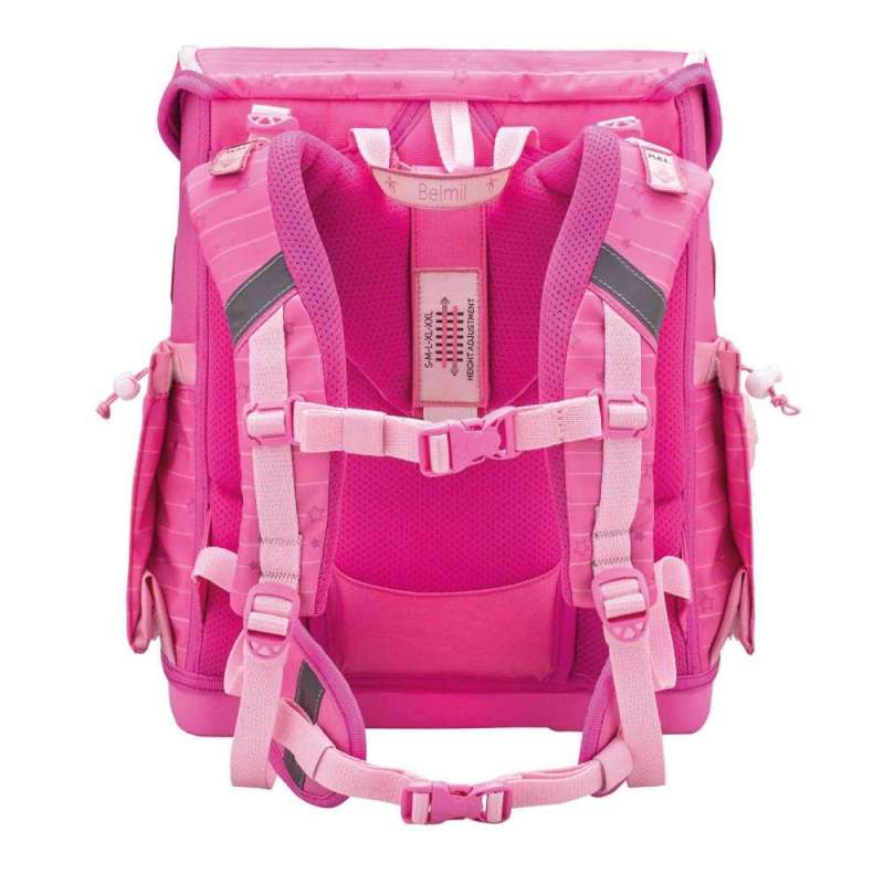 BELMIL Schulranzen COMPACT PLUS Set 5 tlg - Candy Rückansicht