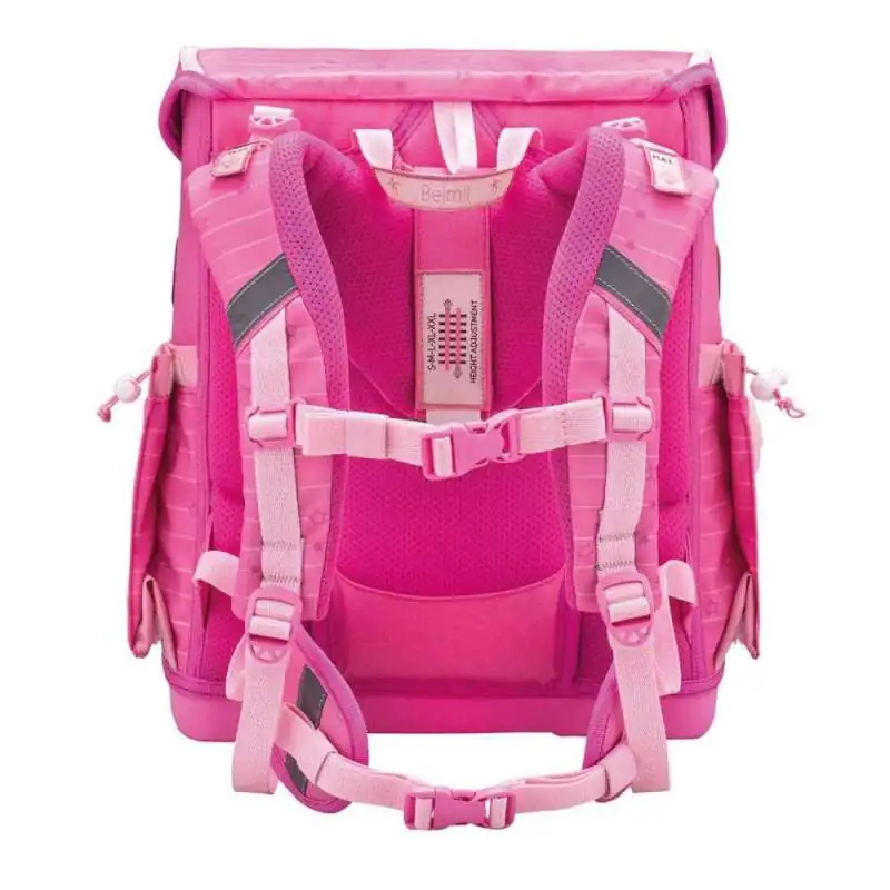 BELMIL Schulranzen COMPACT PLUS Set 5 tlg - Candy Rückansicht